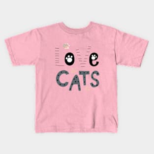 love cats Kids T-Shirt